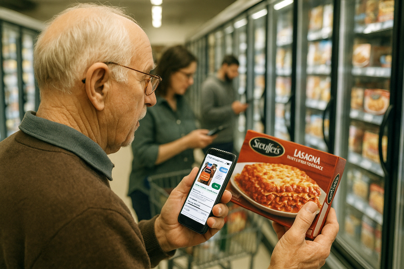 FoodScreener App Screenshot
